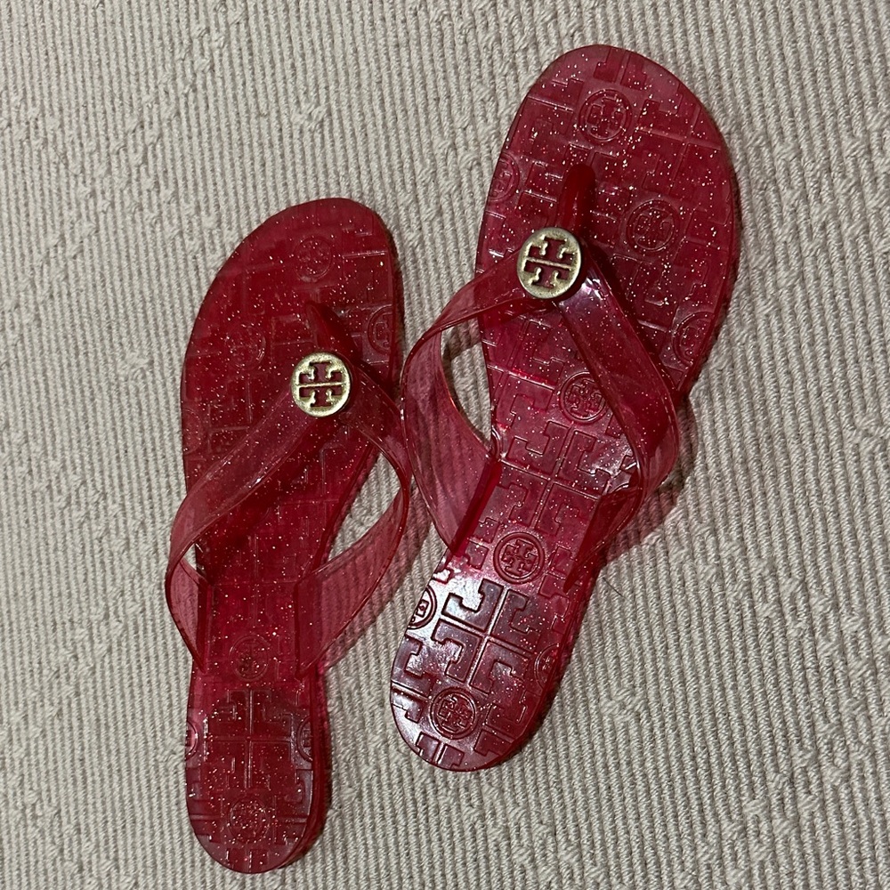 Tory Burch Pink Flip Flops